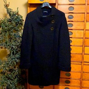 Piazza Sempione black long sweater